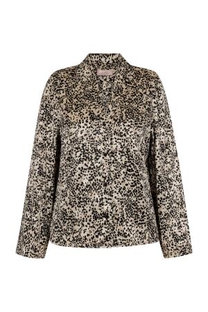 Studio Anneloes Studio Anneloes minke animal blazer blouse 13436 Blazers 9997 multi color