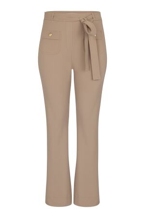 Studio Anneloes Studio Anneloes soho flair bonded trousers 13437 Broek 2200 latte