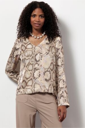 Studio Anneloes Studio Anneloes madison snake top 13442 T-shirt Lange mouw 9997 multi color