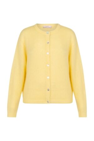 Studio Anneloes Studio Anneloes bibi mohair cardigan 13457 Vest 2100 butter yellow