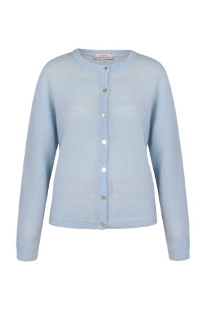 Studio Anneloes Studio Anneloes bibi mohair cardigan 13457 Vest 7000 pastel blue