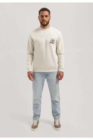 DSTREZZED DSTREZZED karas crewneck 211700-ss26 Sweater 107 silver birch