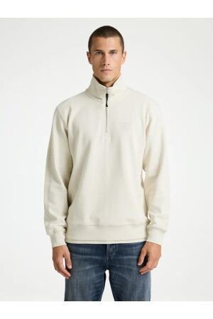 Chasin Chasin ryder zip-up Sweater e11 - off white