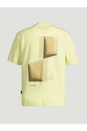 Chasin Chasin reco Print T-shirts e3004-wax yellow