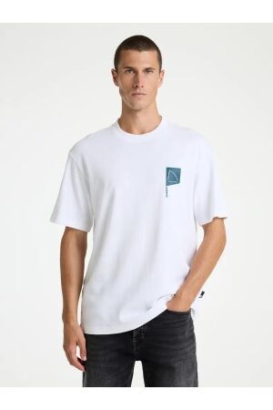 Chasin Chasin reco Print T-shirts e1000-bright white