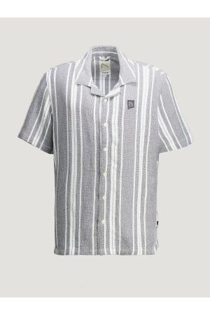 Chasin Chasin doby stripe Print T-shirts e8006-iron gate