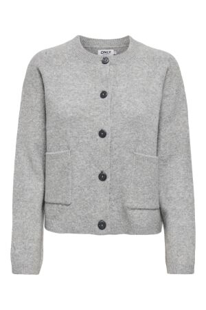 Only Only onlpiemonte l/s cardigan knt noos Vest light grey melange