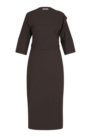 Studio Anneloes Studio Anneloes ineke ls dress 13405 Jurk 8700 espresso