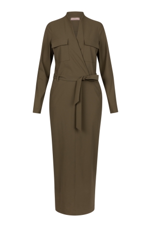 Studio Anneloes Studio Anneloes jette cargo dress 13406 Jurk 7400 new army