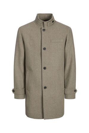Jack & Jones Jack & Jones jjemelton wool blend coat sn Winterjassen greige