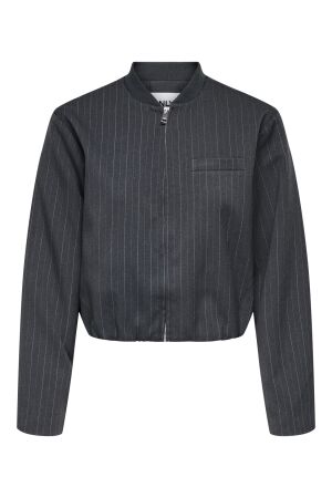Only Only onlaggie life l/s pinstripe bomber tlr Jackets dark grey melange
