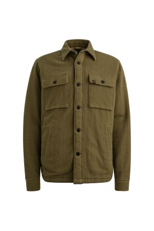 PME Legend PME Legend the bruce bold waffle fur jacket/shirtjacket 2 psi Overshirt 6389 dusky green