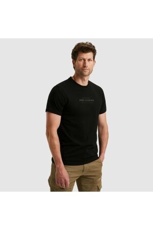 PME Legend PME Legend cotton elastan jersey ptss2510584 Print T-shirts 999 black