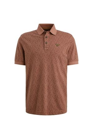 PME Legend PME Legend fine pique aop ppss2602852 Poloshirts 4085 roan rouge