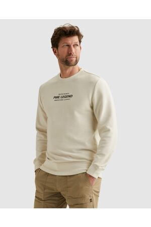 PME Legend PME Legend cotton blend sweat psw2602485 Sweater 7013 bone white