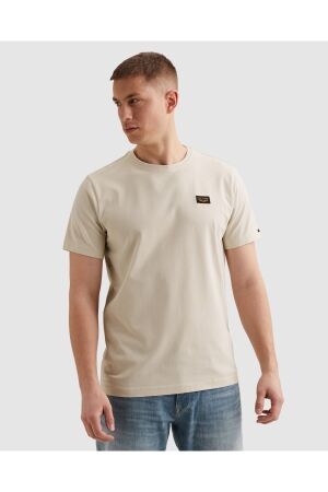 PME Legend PME Legend american classic tee ptss2602599 Print T-shirts 7013 bone white