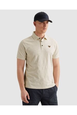 PME Legend PME Legend jacquard jersey ppss2603883 Poloshirts 7013 bone white
