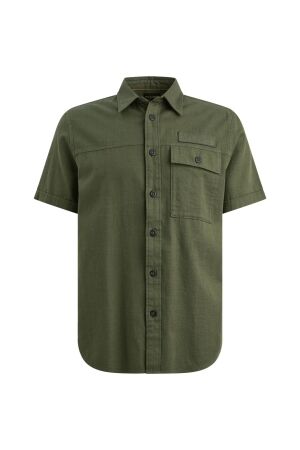 PME Legend PME Legend wrenchmen s/s cotton slub cargo psis2603268 Overhemd 6150 thyme