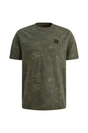 PME Legend PME Legend aop cotton slub ptss2603574 Print T-shirts 6150 thyme