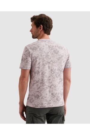 PME Legend PME Legend aop cotton slub ptss2603574 Print T-shirts 4203 lavender frost
