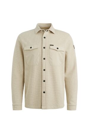 PME Legend PME Legend the jones jersey waffle/overshirt 2 psi2511246 Overshirt 7013 bone white