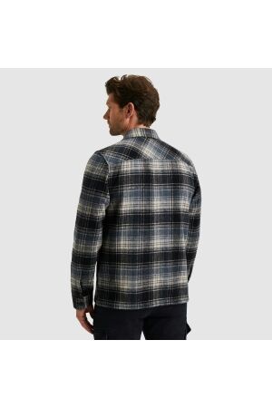 PME Legend PME Legend shirtjacket 1 woolblend check psi2511260 Overshirt 5282 carbon