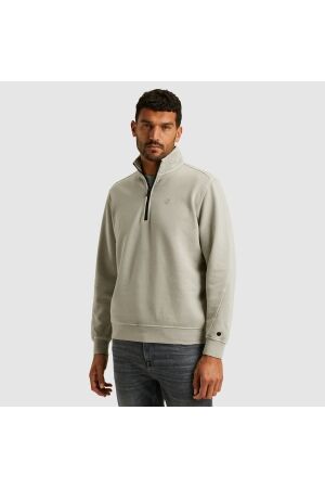 Cast Iron Cast Iron regular fit halfzip gd csw2510446 Sweater 9031 drizzle