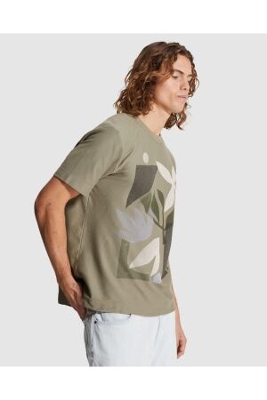 Cast Iron Cast Iron regular fit twill jersey ctss2602509 Print T-shirts 6478 dried sage