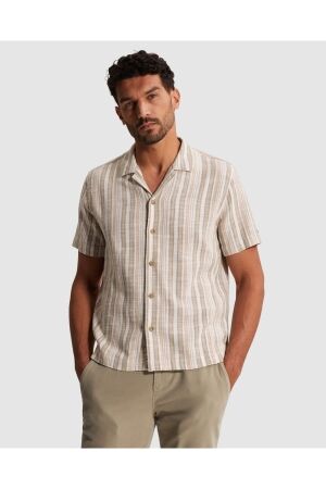 Cast Iron Cast Iron twill slub stripe csis2603232 Overhemd 8023 aluminum