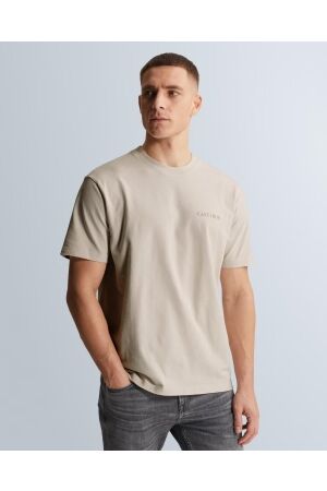 Cast Iron Cast Iron relaxed fit peached jersey ctss2603512 Print T-shirts 7178 white onyx