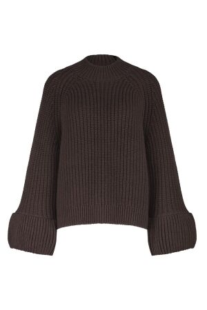 Studio Anneloes Studio Anneloes colly chunky pullover 13306 Trui 8700 espresso