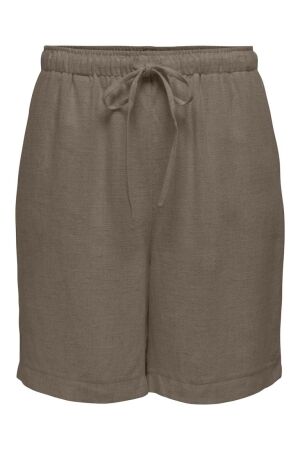 Only Only onlsiesta mw pull-up lin bl shorts noos 15333032 Korte broeken 5014880 walnut