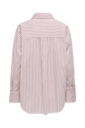 Only Only onloregon alva ls reg shirt noos wvn 15367554 Blouse 5012928 fuchsia pink bordeaux+white