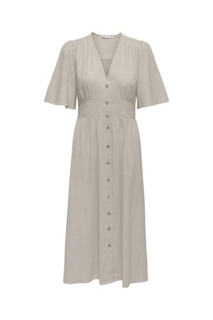 Only Only onltizana 2/4 midi dress wvn noos 15373535 Jurk 5015790 silver lining