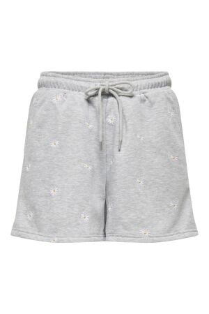 Only Only onlluna bermuda short s ub swt 15371343 Korte broeken 4982489 light grey melange smal dit