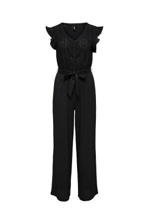 Only Only onlelisa s/l v-neck jumpsuit jrs 15320004 Jumpsuit 4988225 black bloom