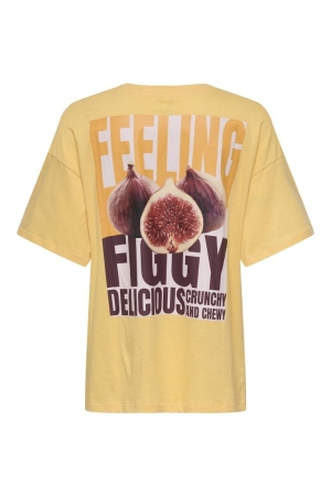 Only Only onlmila s/s print box jrs 15372177 T-shirt Korte mouw 4991224 sunburst mila fig front