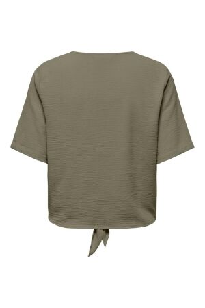Only Only onlevalou mette 2/4 knot top wvn 15371083 T-shirt Korte mouw 5046739 mermaid