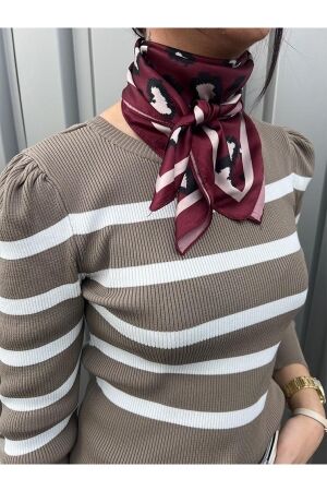 HS Fashion HS Fashion sjaal wj-3079 bordeaux Sjaals bordeaux