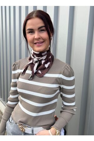 HS Fashion HS Fashion sjaal wj-3016 coffee Sjaals coffee