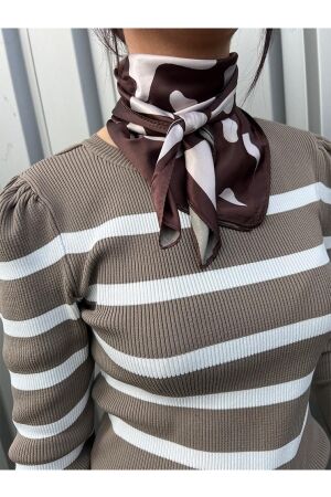 HS Fashion HS Fashion sjaal wj-3016 coffee Sjaals coffee