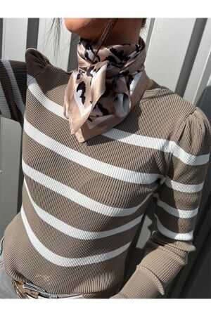 HS Fashion HS Fashion sjaal wj-3079 taupe Sjaals taupe