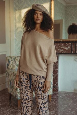 Studio Anneloes Studio Anneloes linde pullover 13525 Trui 2200 latte