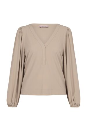 Studio Anneloes Studio Anneloes alix top 13516 T-shirt Lange mouw 2200 latte