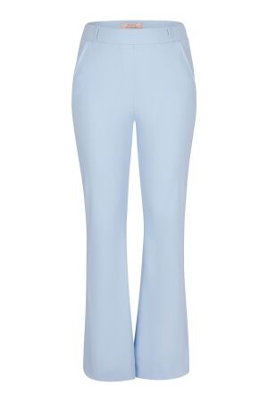 Studio Anneloes Studio Anneloes flair bonded trousers 13542 Flared 7000 pastel blue