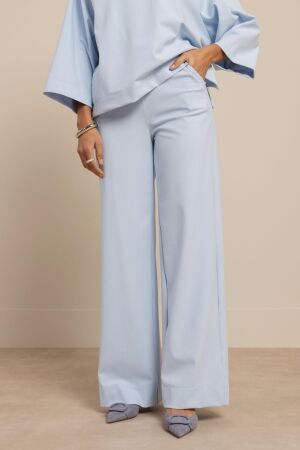 Studio Anneloes Studio Anneloes lexie bonded trousers 13543 Broek 7000 pastel blue