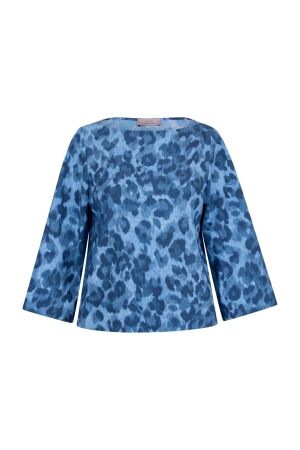 Studio Anneloes Studio Anneloes ilja leopard top 13577 T-shirt Korte mouw 6400 jeans