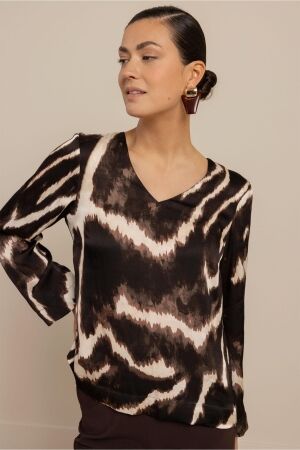 Studio Anneloes Studio Anneloes madison animal top 13572 T-shirt Korte mouw 9997 multi color