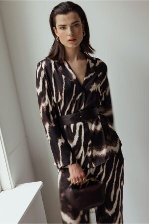 Studio Anneloes Studio Anneloes minke animal blazer blouse 13573 Blouse 9997 multi color