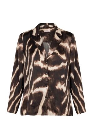 Studio Anneloes Studio Anneloes minke animal blazer blouse 13573 Blouse 9997 multi color